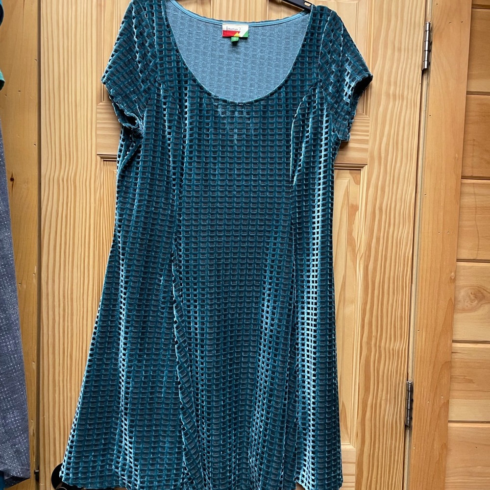 Crushed velvet swing style dress, BNWOT